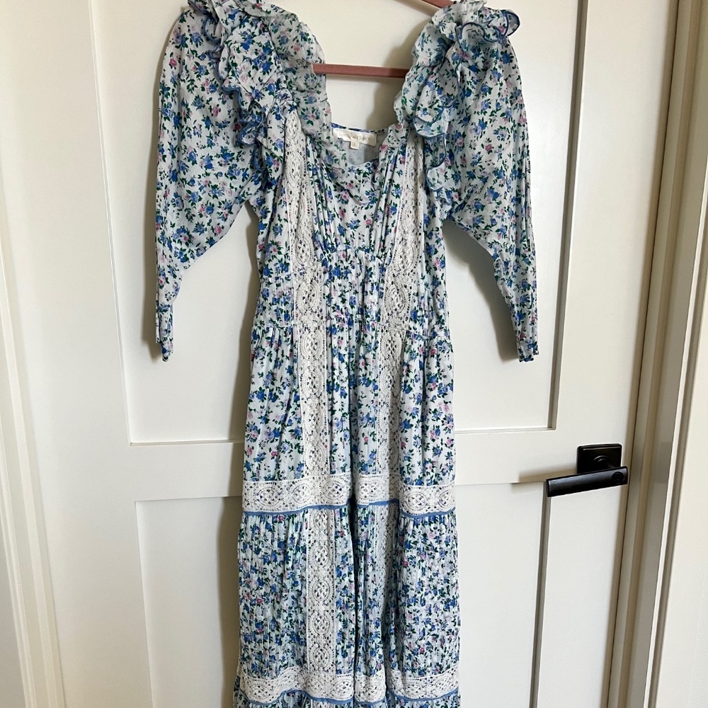LoveShackFancy floral dress